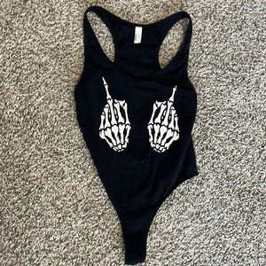 American apparel thong bodysuit